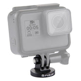 PULUZ 1/4 inch Screw Hole Tripod Mount CNC Adapter for GoPro, Insta360, DJI and Other Action Cameras